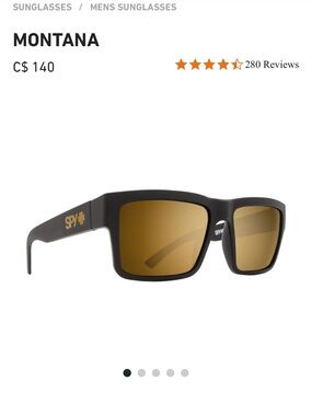 SPY Montana Sunglasses - Tortoise Frame with Dark Lenses